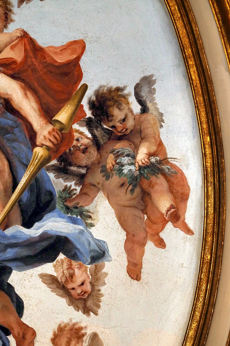 San giorgio ascende al cielo - Firenze, dettaglio